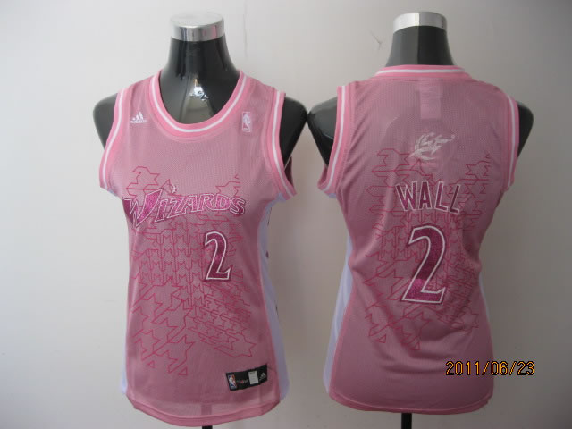  NBA Women Washington Wizards 2 John Wall Swingman Pink Jersey